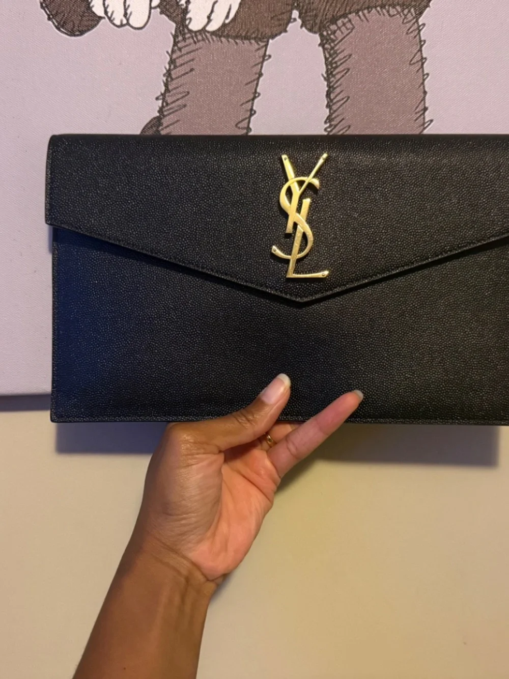 Authentic Saint Laurent Uptown Pouch - Picture 5 of 7